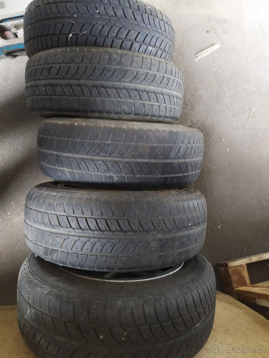 Pneu(kola alu) Platin 195/60/15. Za vše 1800kč - 5