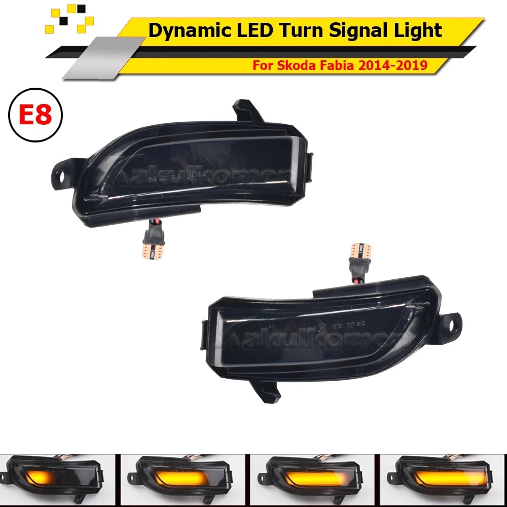 Dynamické blinkry Škoda Fabia Rapid 2014-2020 - 5