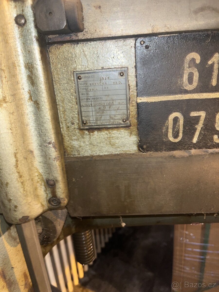 Radiální vrtačka MAS VR4 – funkční, drobná závada - 5