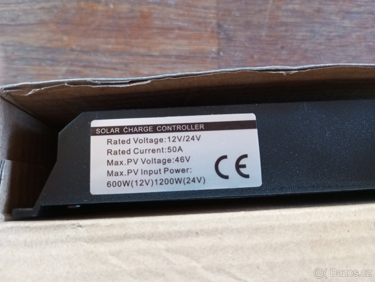 Solární regulátor 12/24V, 50A - 5