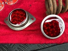 Zadní světlo odrážka žárovka kontrolka IŽ49 IŽ350 DKW - 5