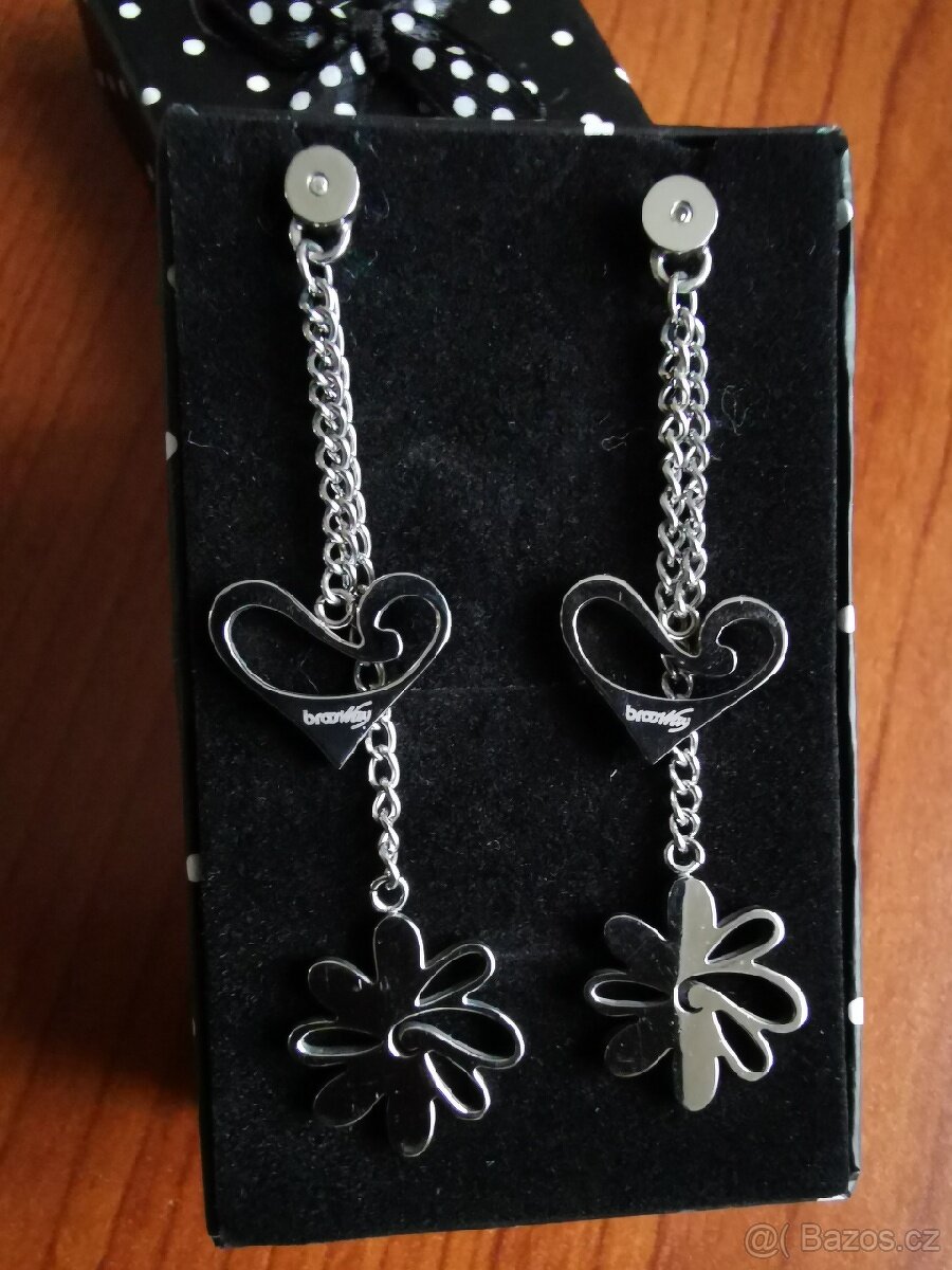 Dámské náušnice z rhodiovaného stříbra - 5