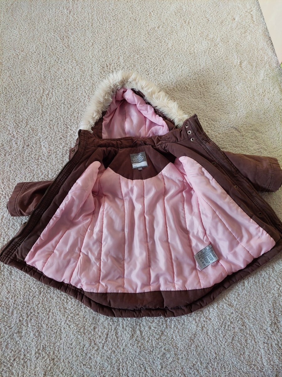 Dětská zimní bunda vel. 92 - 5