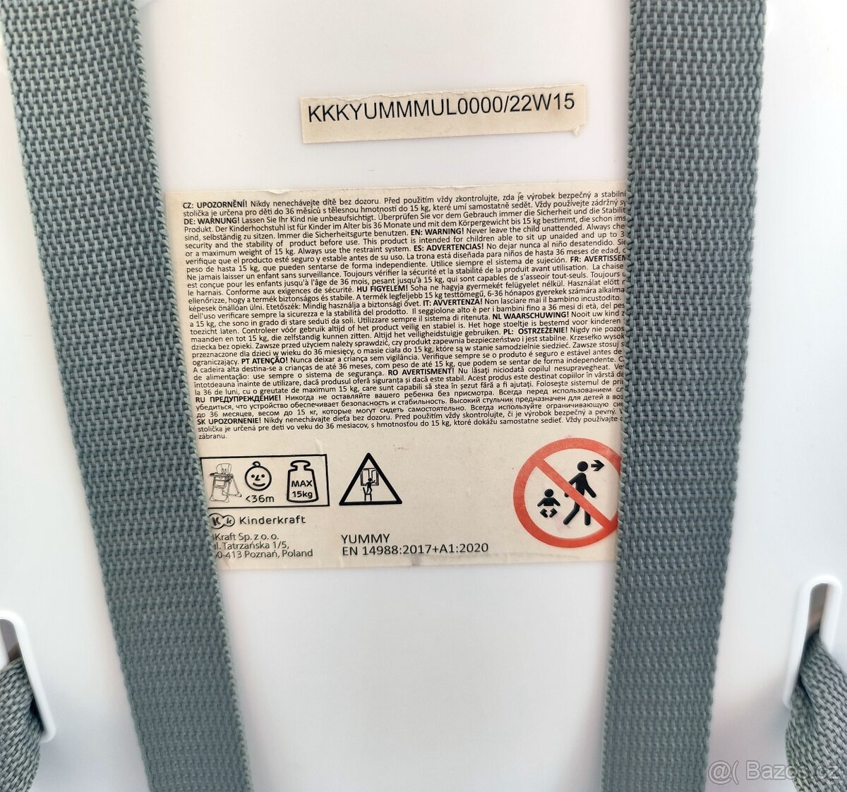 Dětská jídelní židlička Kinderkraft - 5