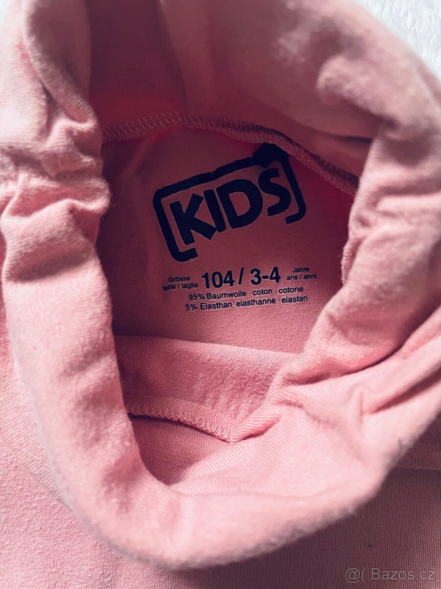 Roláky, chlupatá mikina 104 - 5