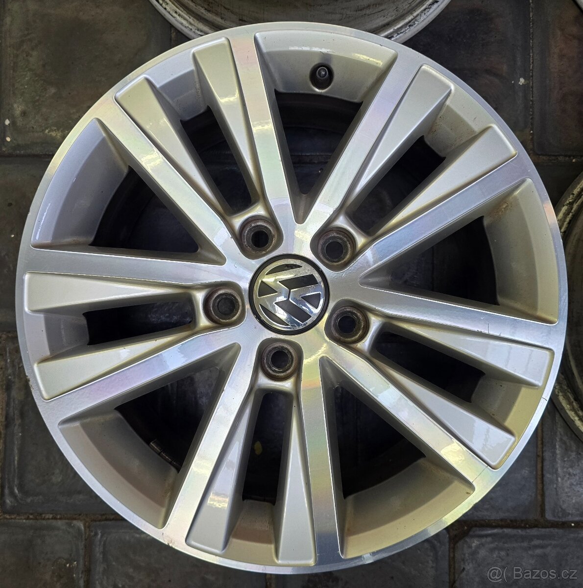ORIGINÁL VW HLINÍKOVÉ DISKY 5x112 R16 - 5