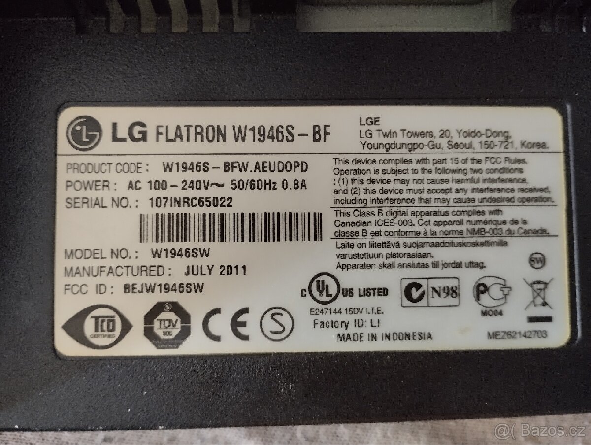 Monitor LG FLATRON W1946 - 5
