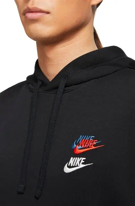 NIKE PÁNSKÁ STYLOVÁ BLACK MIKINA XXL - 5