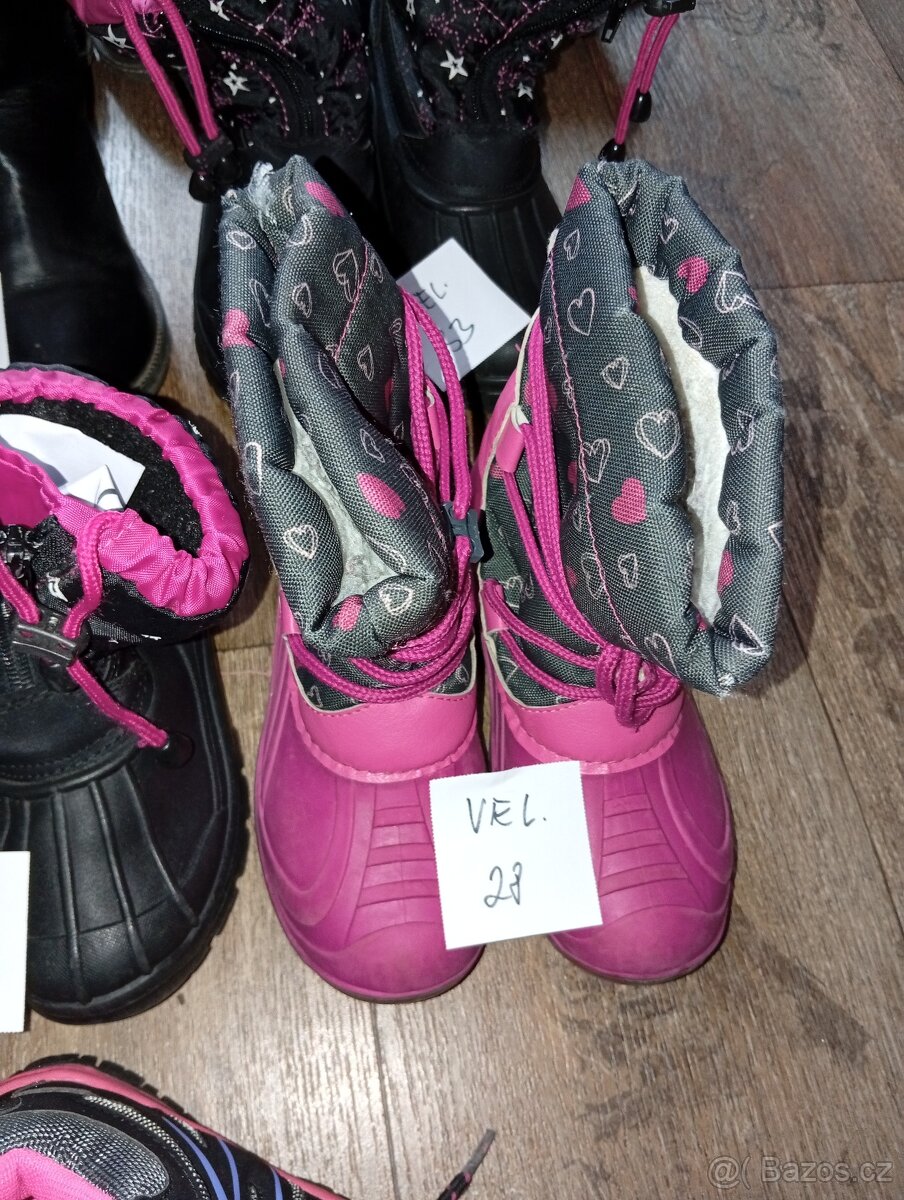dětské boty zimní vel.29-33 3+1zdarma - 5