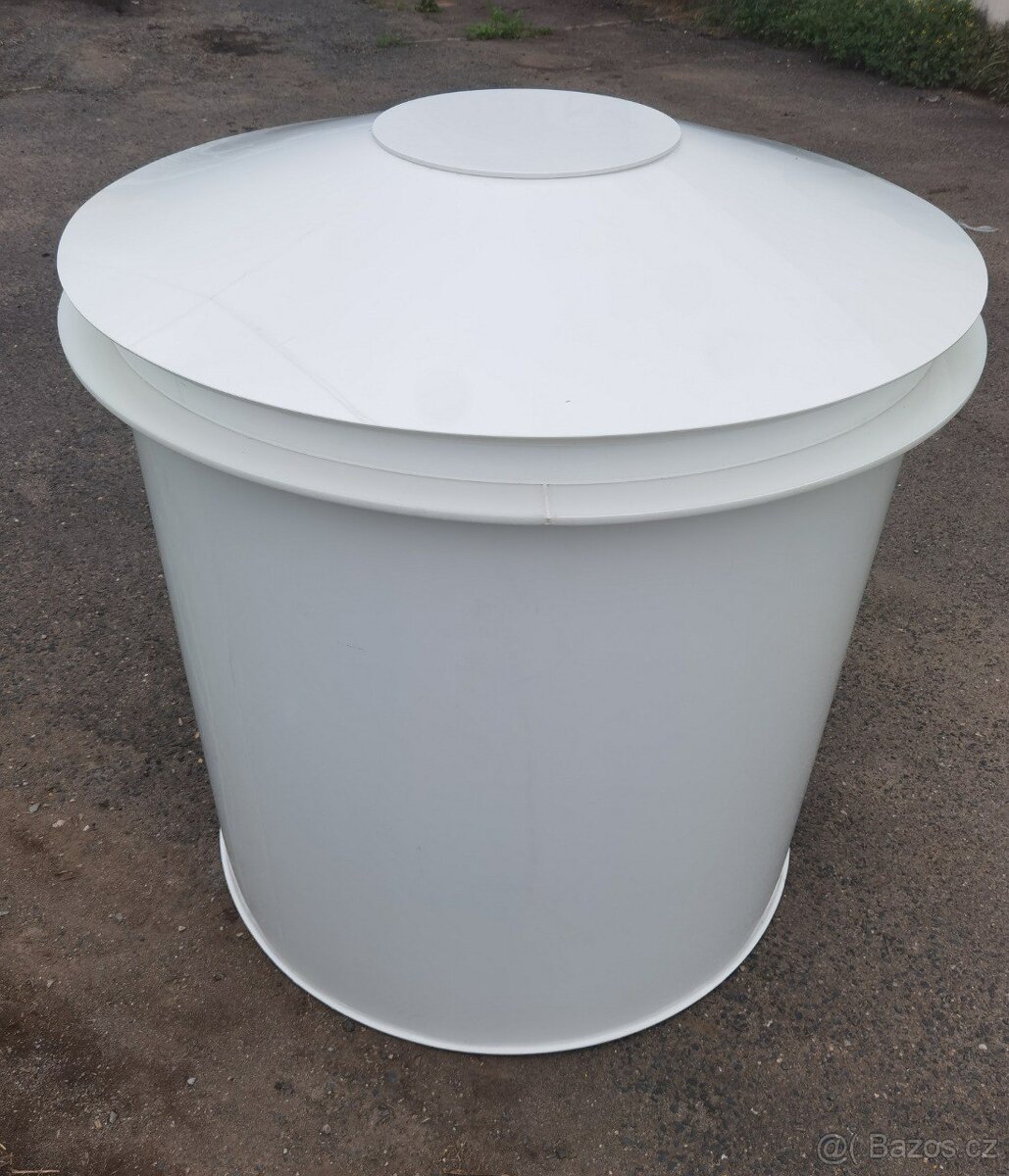 Plastová ochlazovací kád 150x150cm, (Modrá/Bílá) - 5