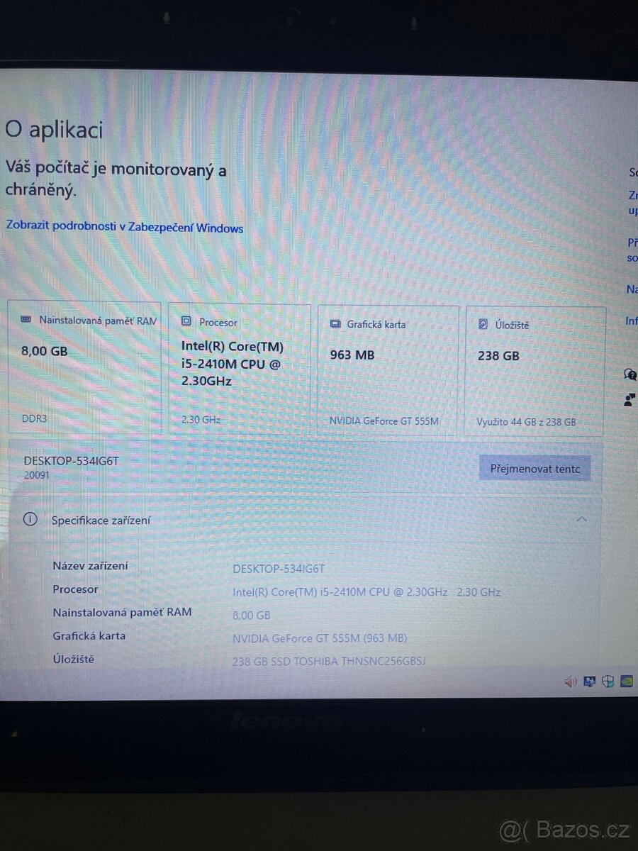 Herní Lenovo IdeaPad Y570 - 5