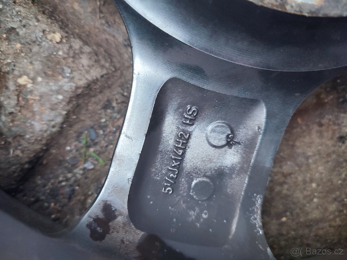 Alu kola, zimní 175/65 r14 - 5