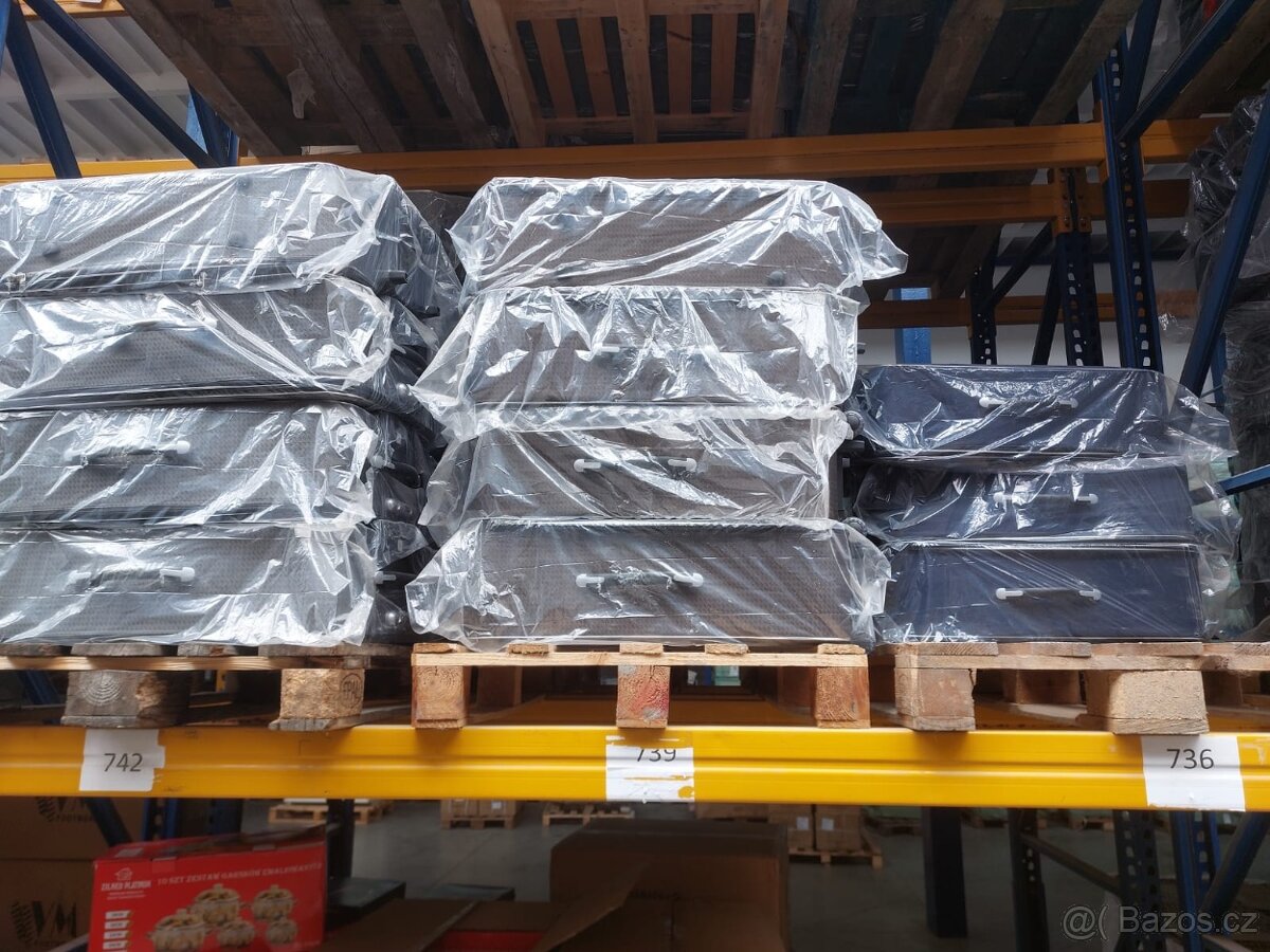 VÝPRODEJ sada 3 látkových kufrů - 5