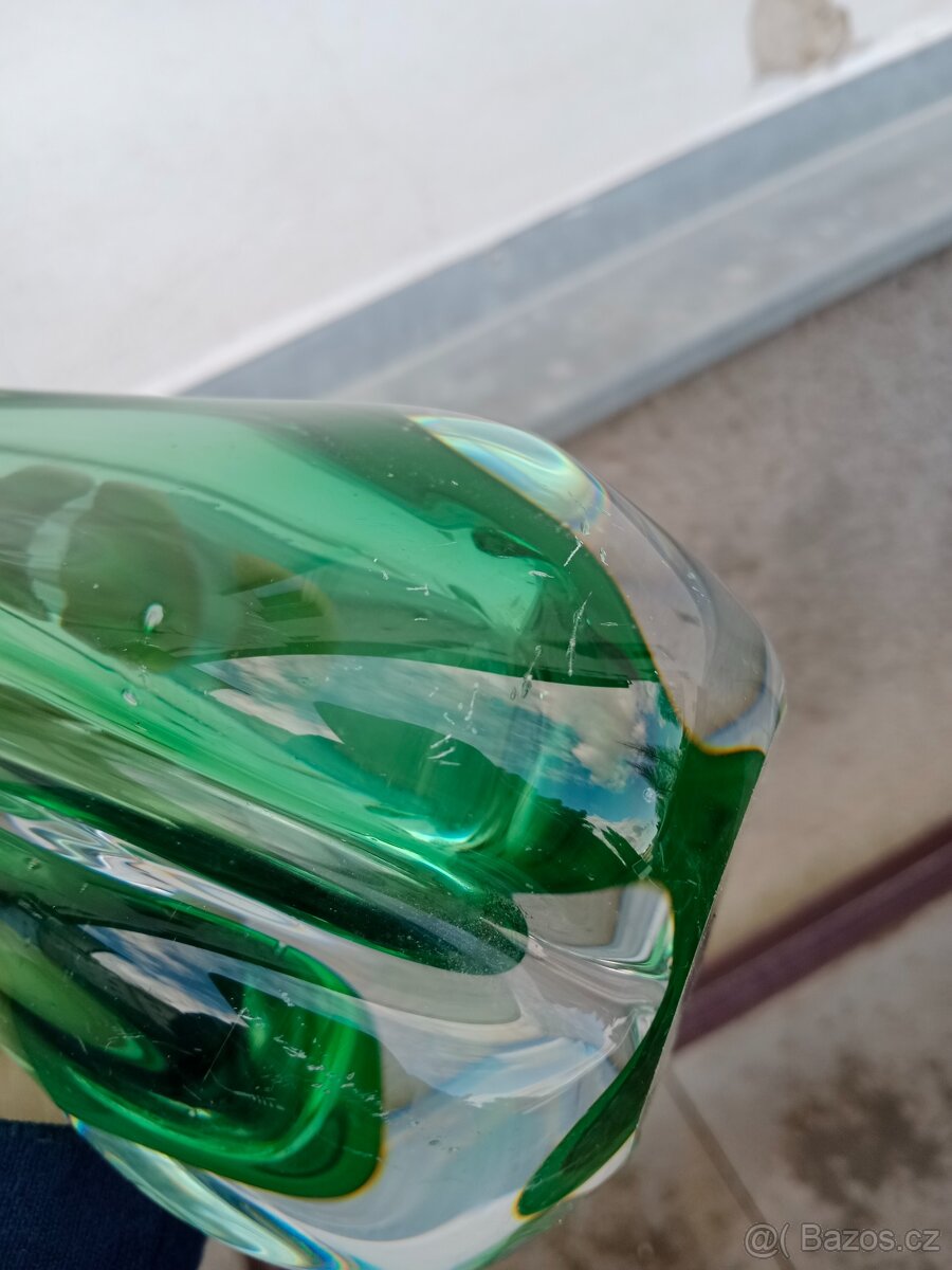 Váza hutní sklo - 5