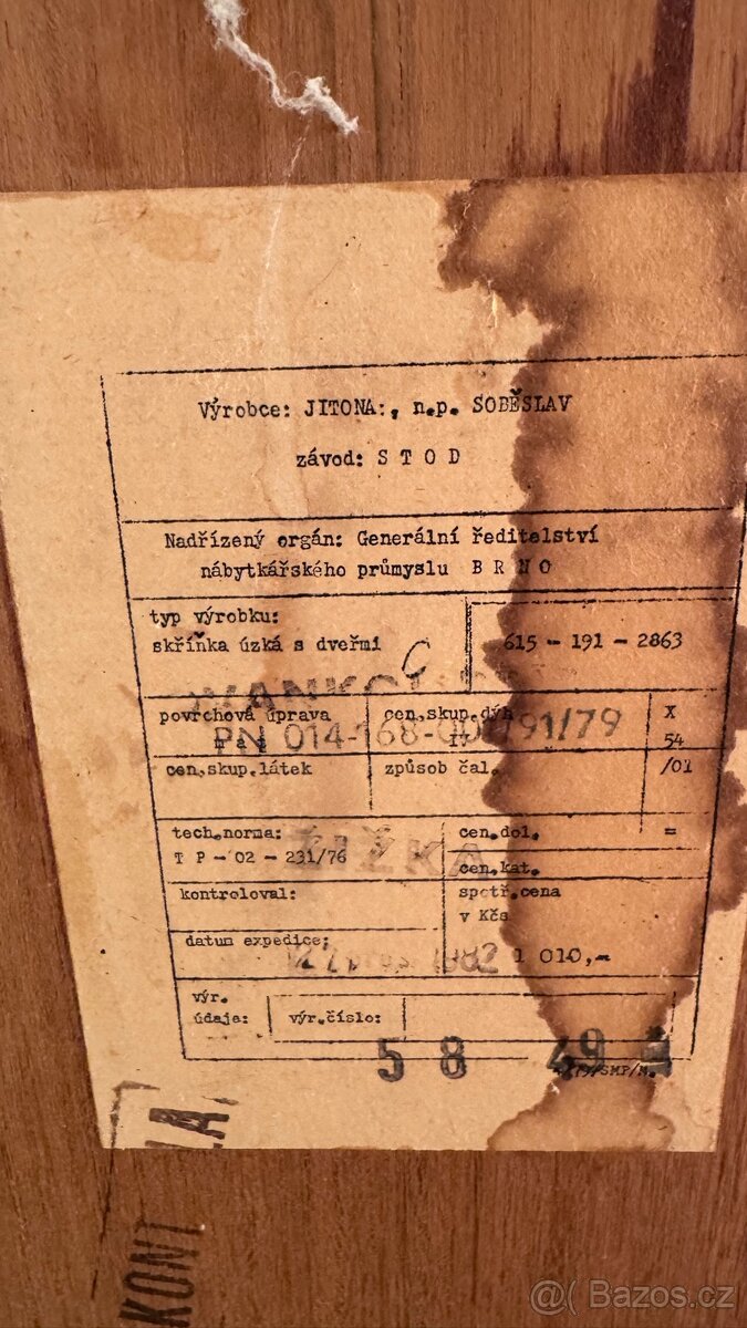 Retro nábytek Jitona (sestava) – Čakovice - 5