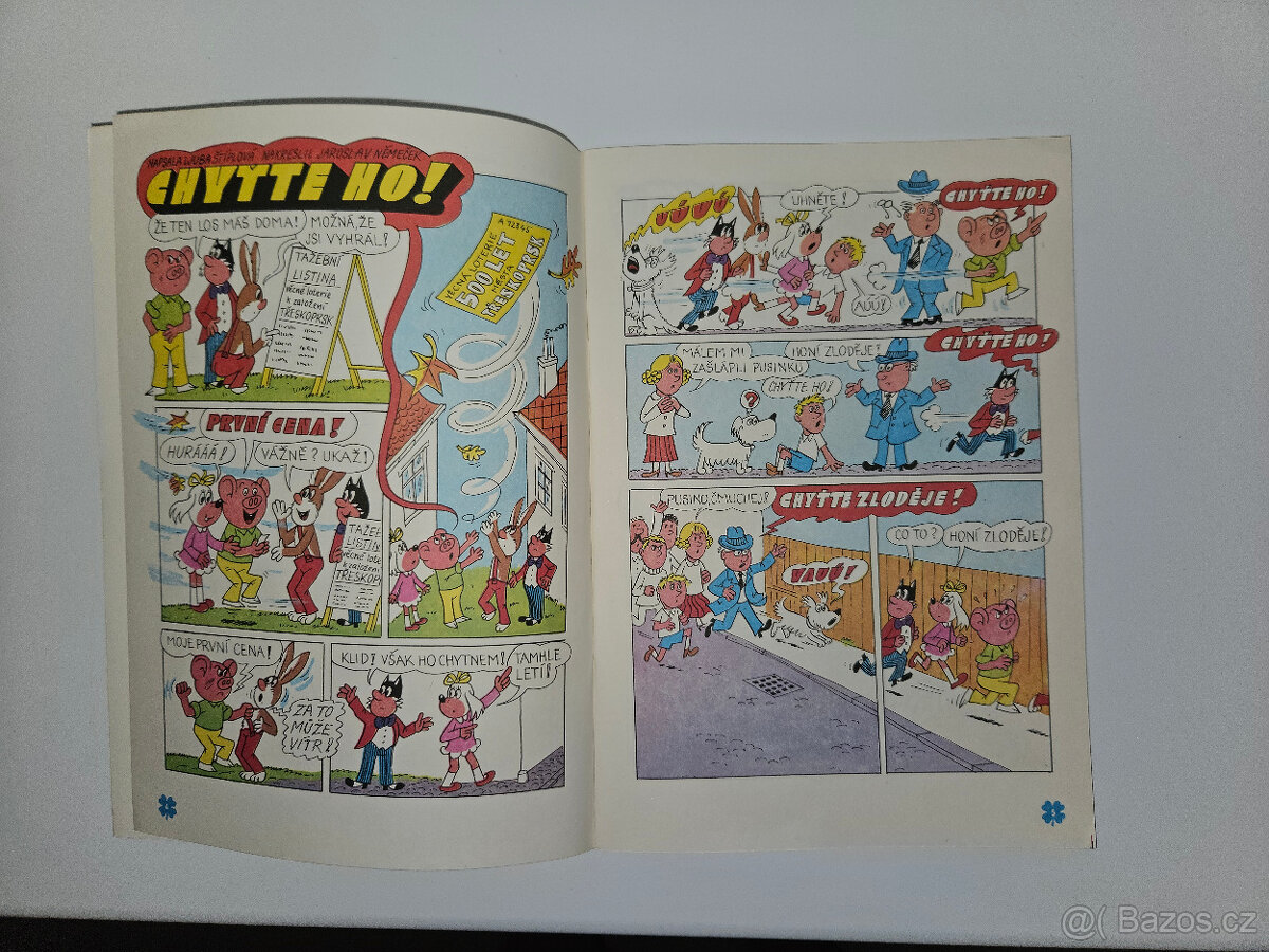 Čtyřlístek č. 56 - Chyťte ho - Original - NELUŠTĚNÝ - 5