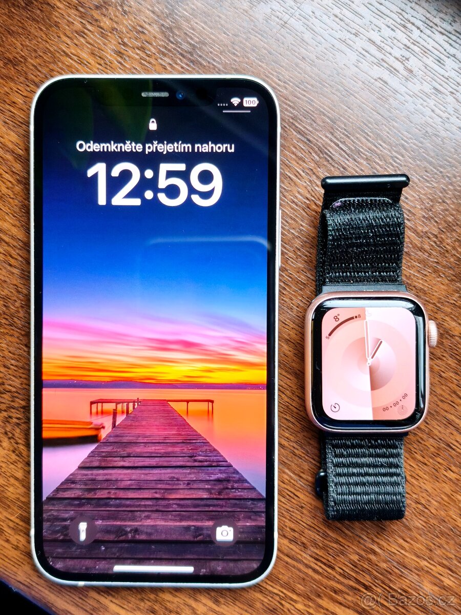 Apple iPhone 12, 256GB White + Watch SE 40mm, Gold - 5