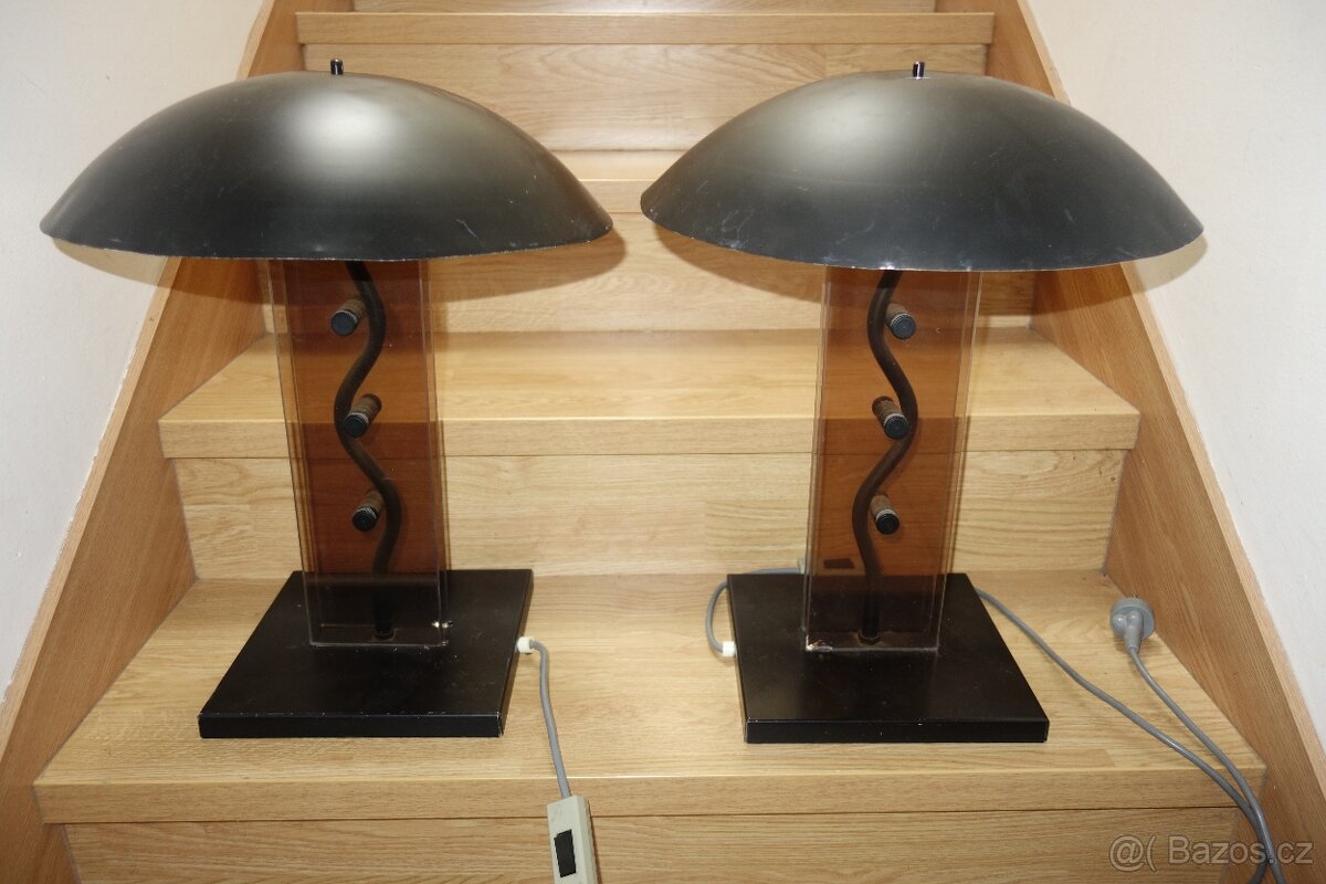 Designove parove stolní lampy Kamenický Šenov - 50cm - 5