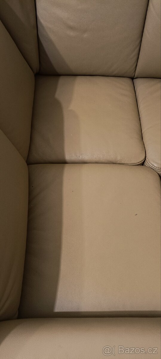Rohová kožená sedačka - 5