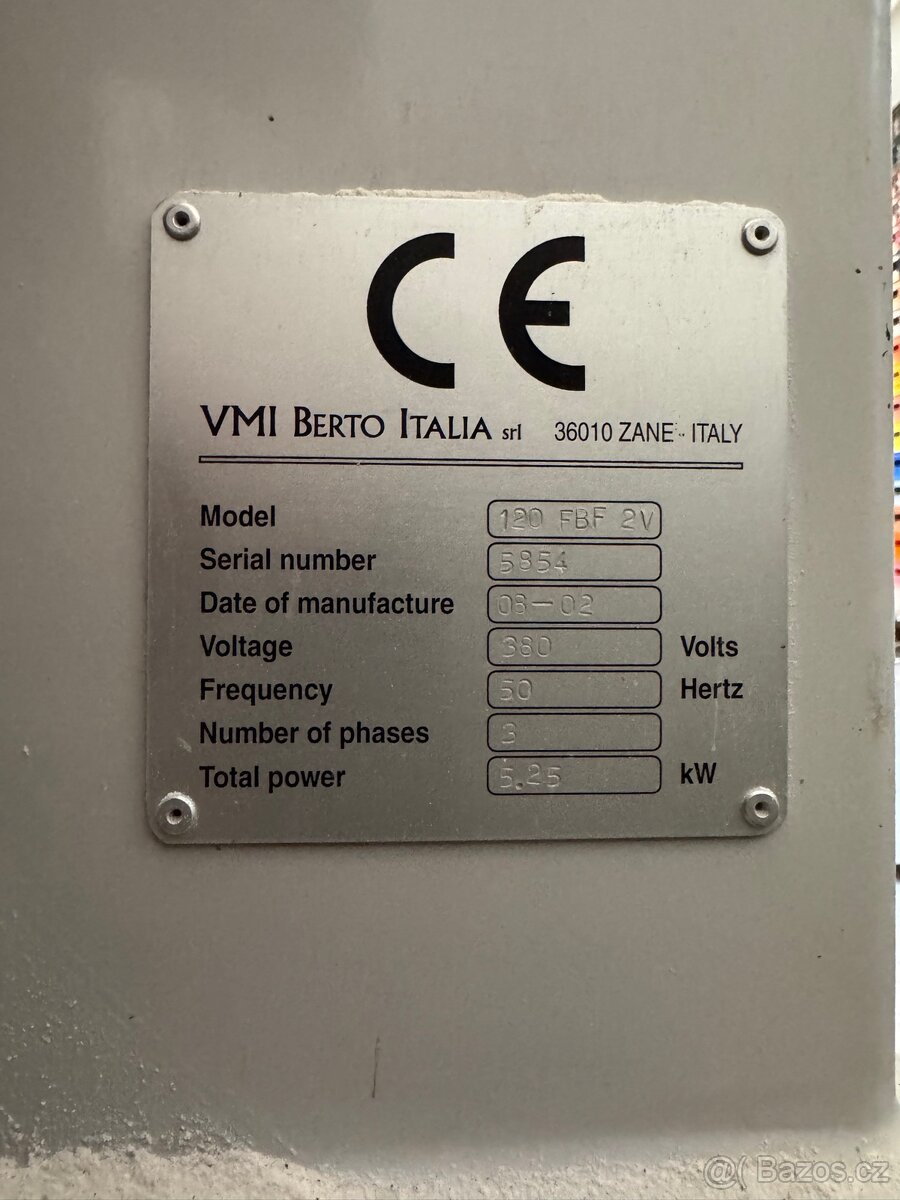 HNĚTAČ TĚSTA VMI BERTO - 5