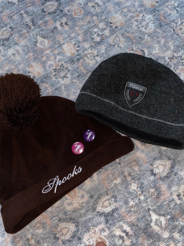 Jezdecká zimni čepice kulich Spooks + zdarma šedá pikeur - 5