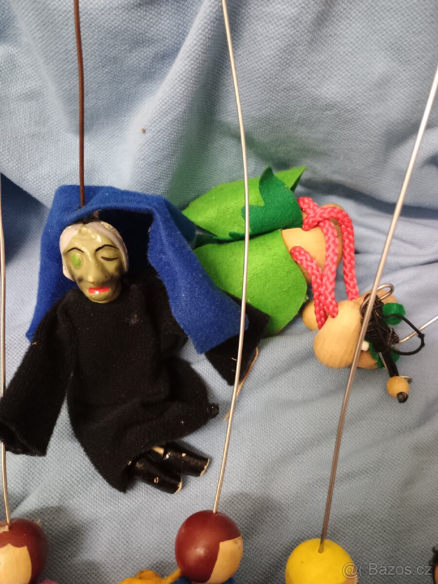 Loutky že dřeva 12 ks - 5