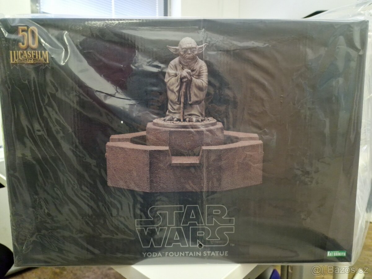 Star Wars Cold Cast Yoda Fountain Limited Edition - 5