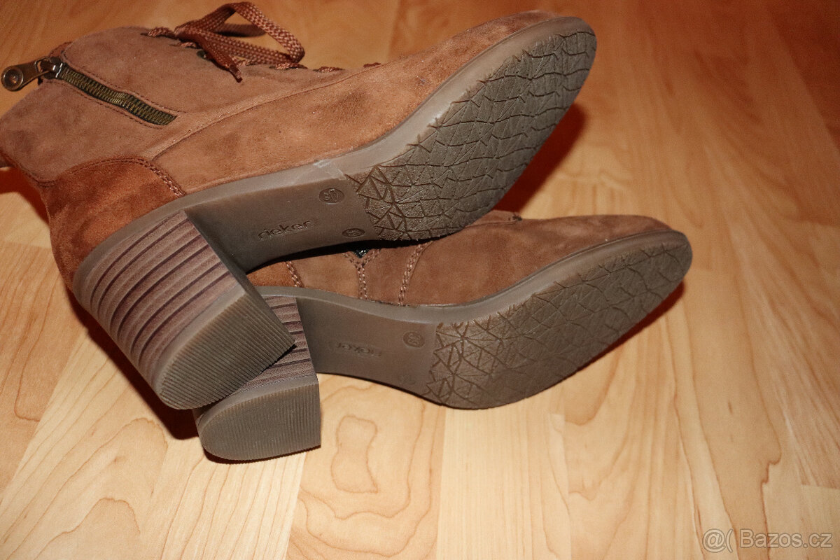 Dámské kotníčkové boty zn. Rieker, vel. 39, nové, krásné - 5