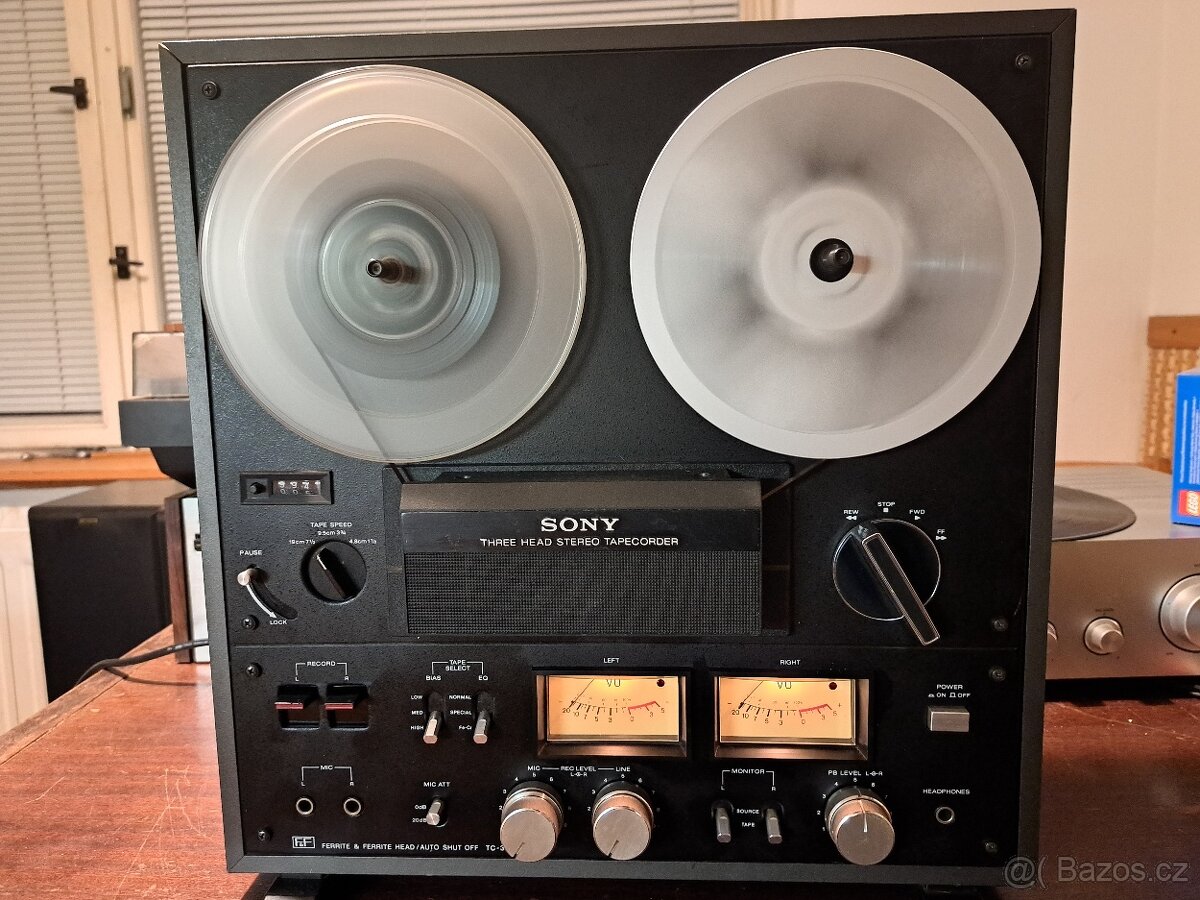 Kotoučový magnetofon SONY TC-399 plně funkční - 5