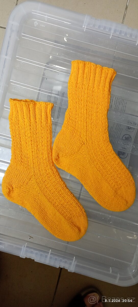 Ručně pletené ponožky - 5