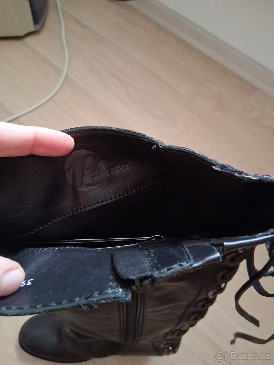 Vysoké kozačky Baťa,vel.39 - 5