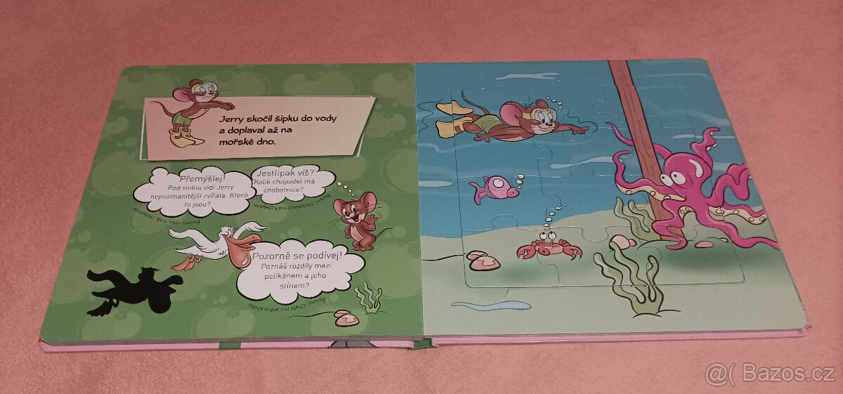 Velká kniha s puzzle Tom a Jerry - 5