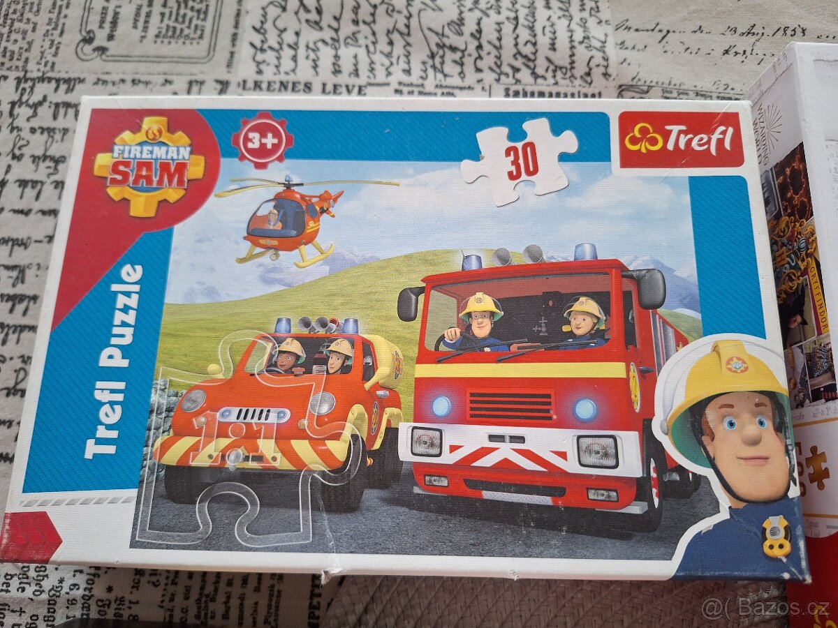 4x puzzle (Harry Potter, Cars, Fireman Sam, Gormiti) - 5
