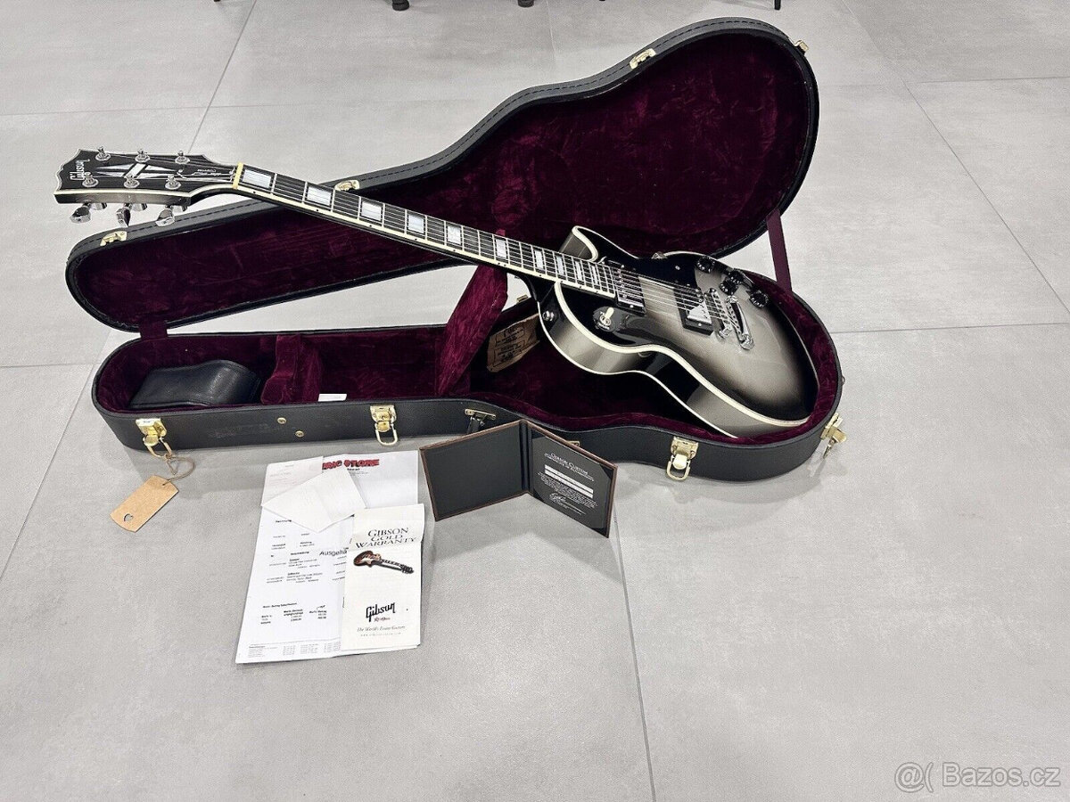 Gibson Les Paul Custom Silverburst z roku 2012 - 5