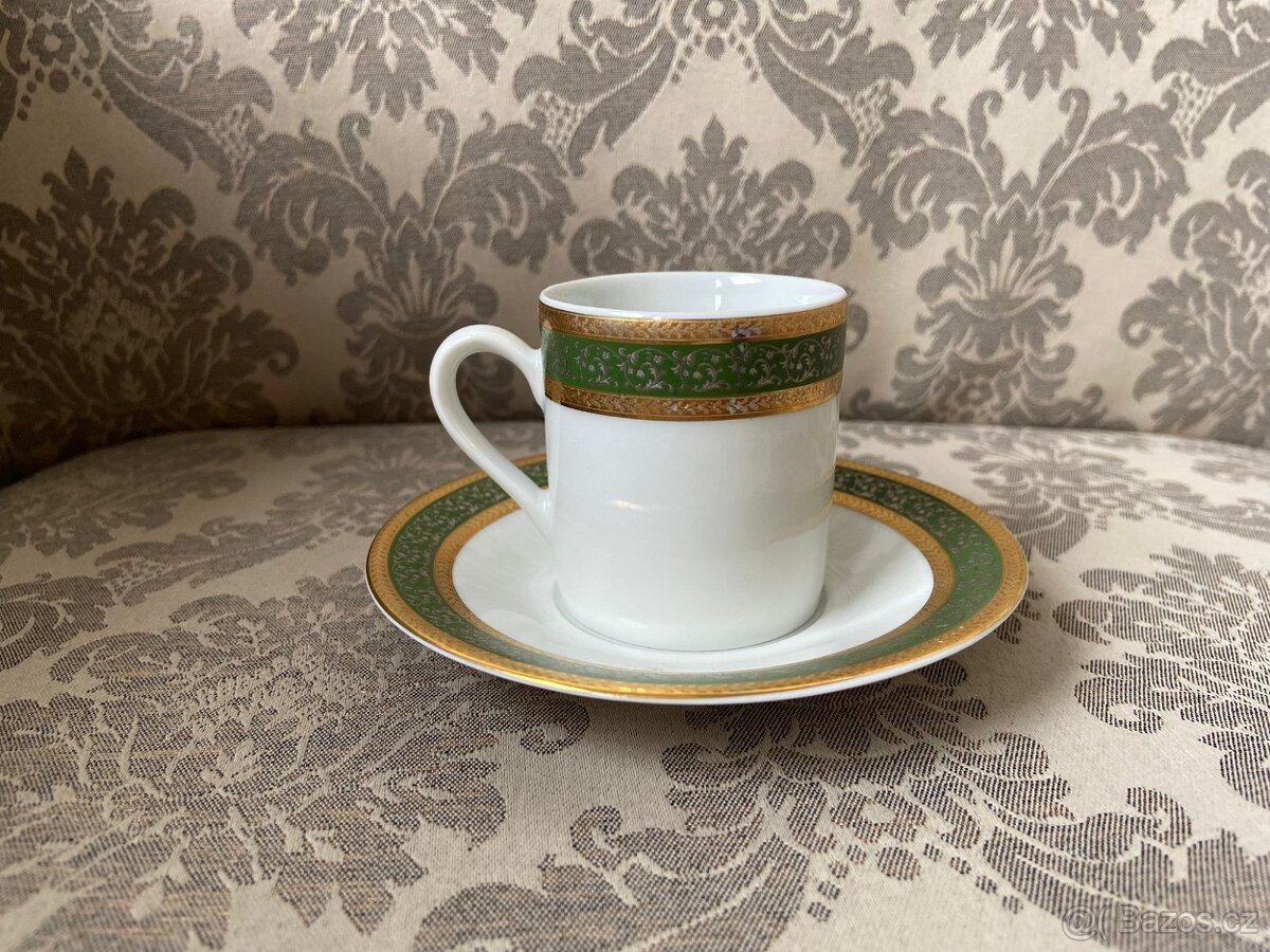 2 nádherné mokka české výroby - kvalitní porcelán - 5