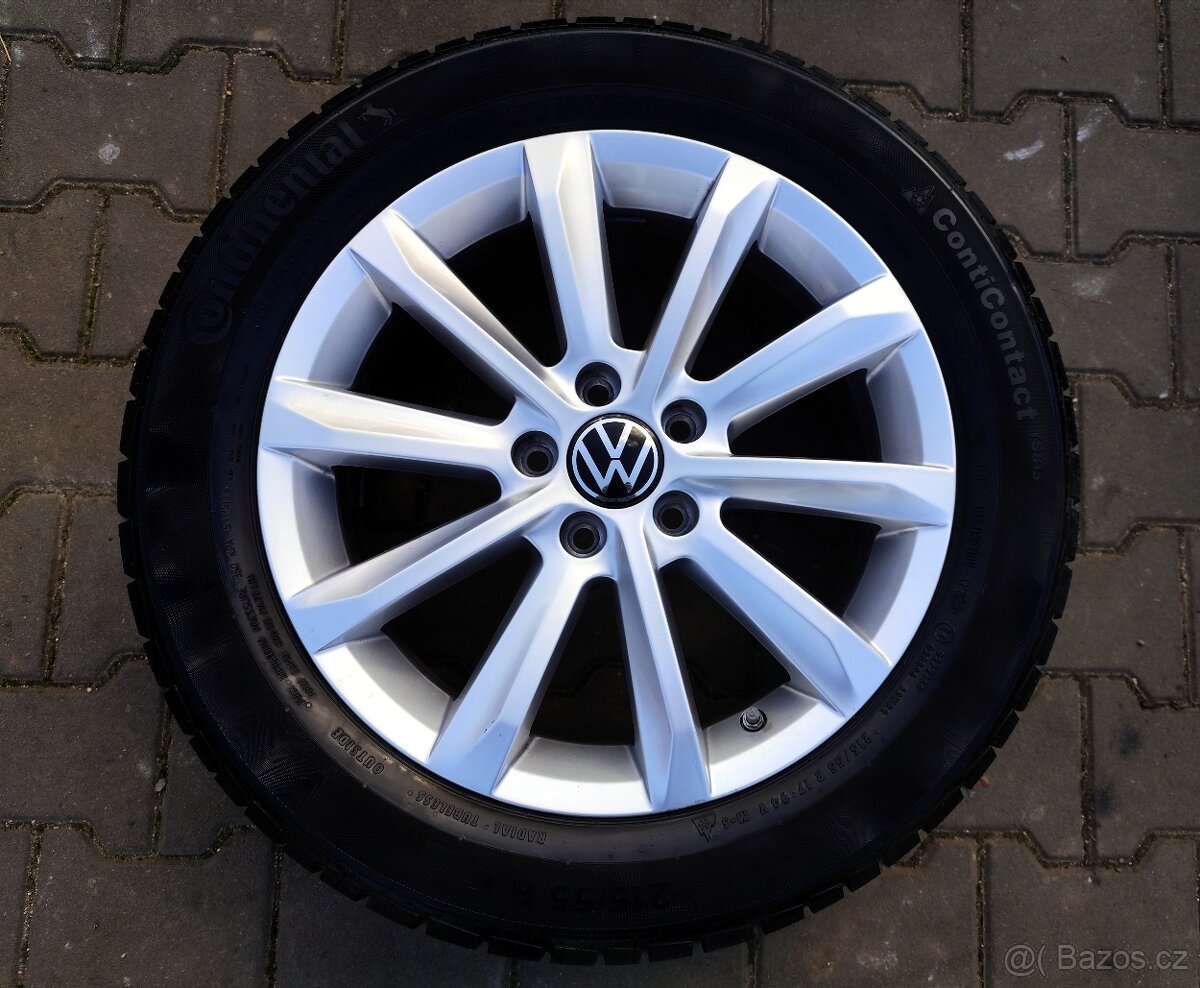 Alu kola originál Volkswagen Passat B8 5x112 R17 he - 5