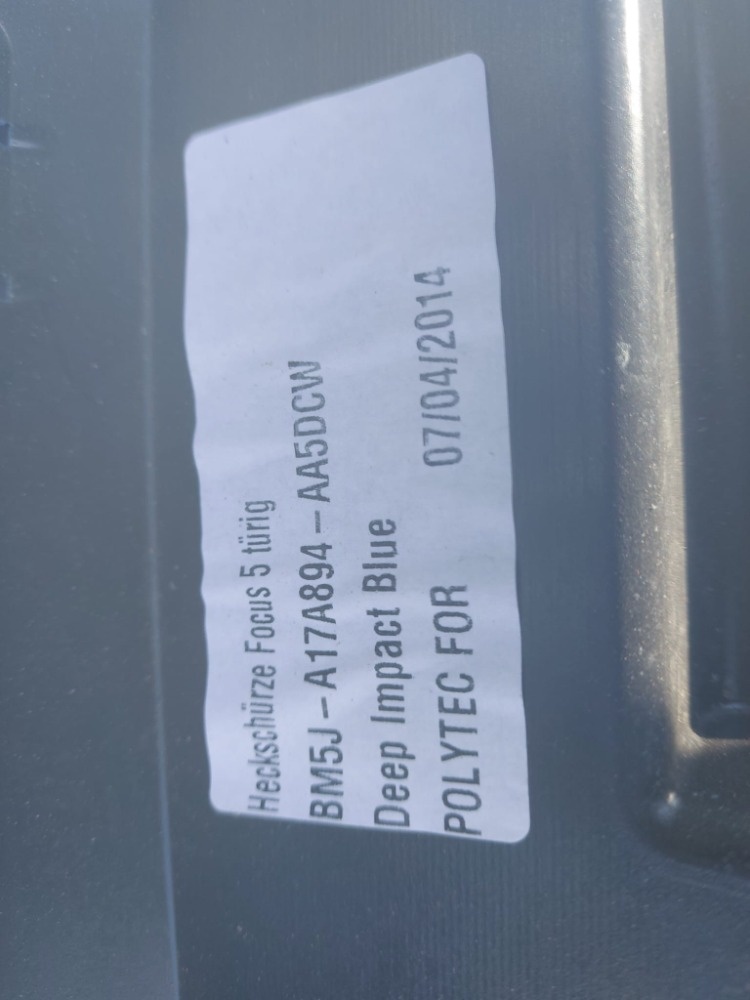 Nový spojler zadního nárazníku originál ST Line,Focus MK3 - 5