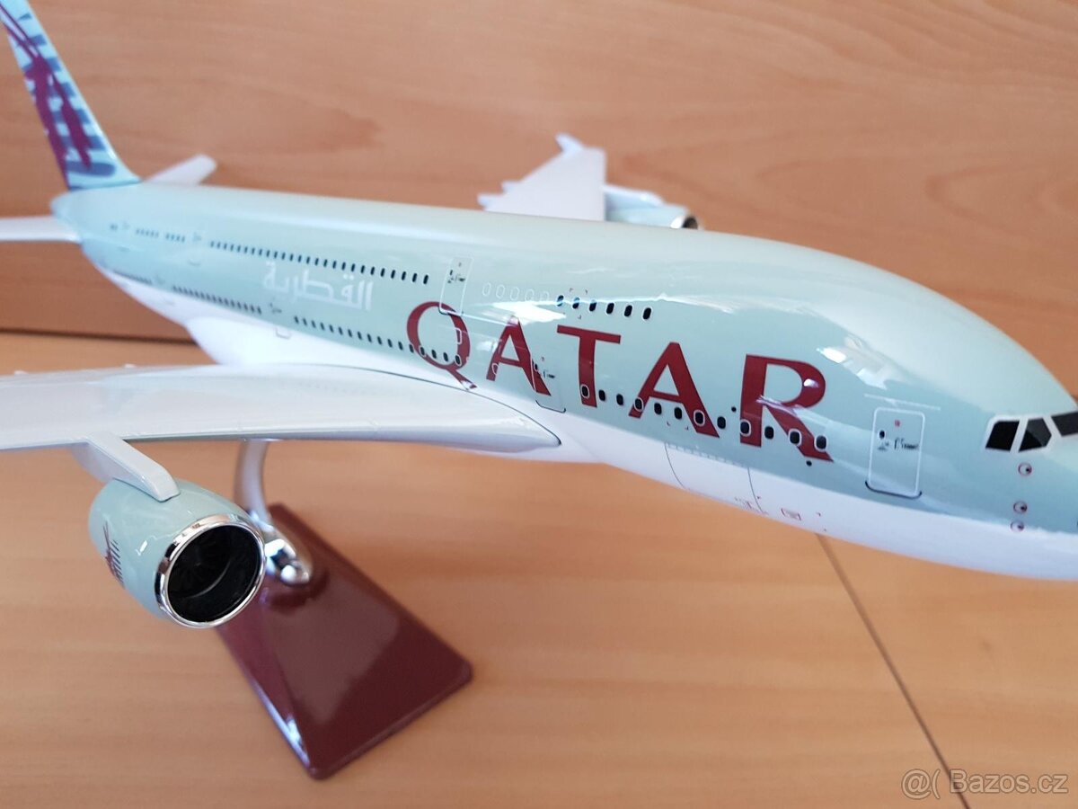 Model letadla QATAR A380 VELKÝ - 5