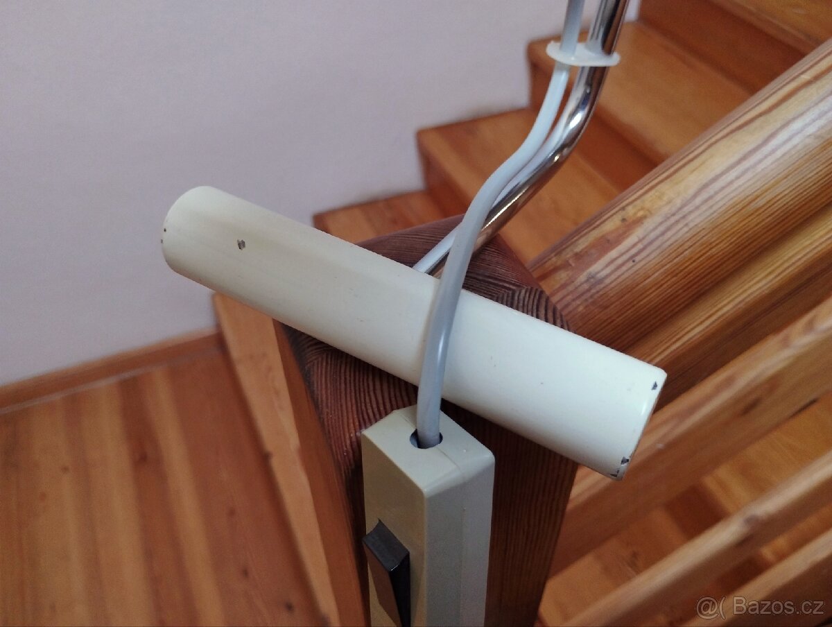 Retro bílá lampička Napako - 5