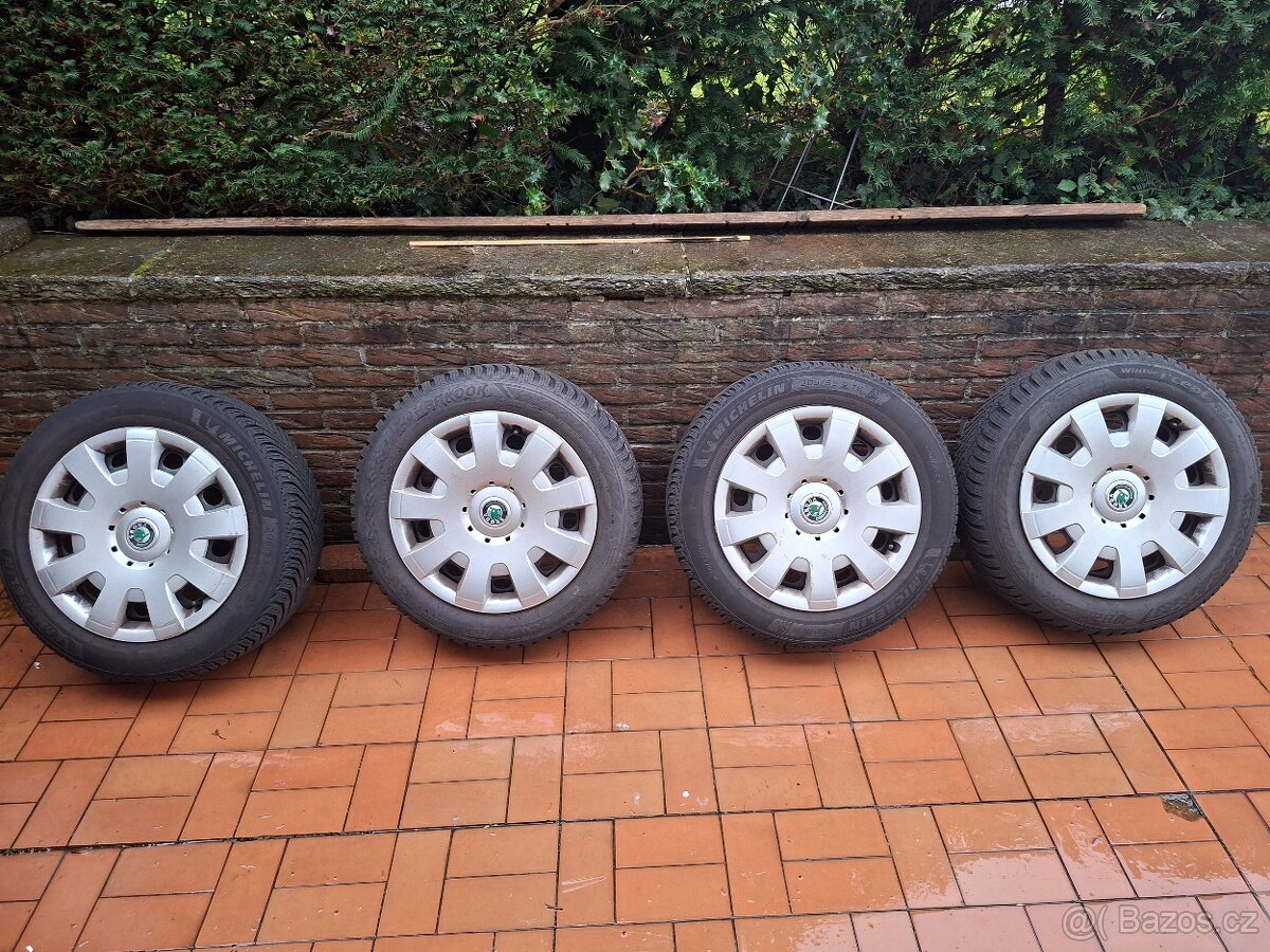 Plech disky Octavia 5x112 zimní pneu - 5