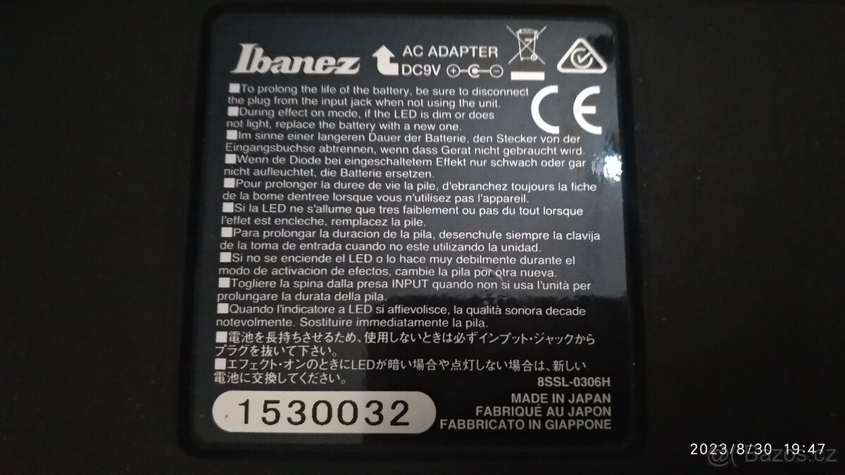 Kytarový efekt IBANEZ TUBE SCREAMER TS 808 DX - 5