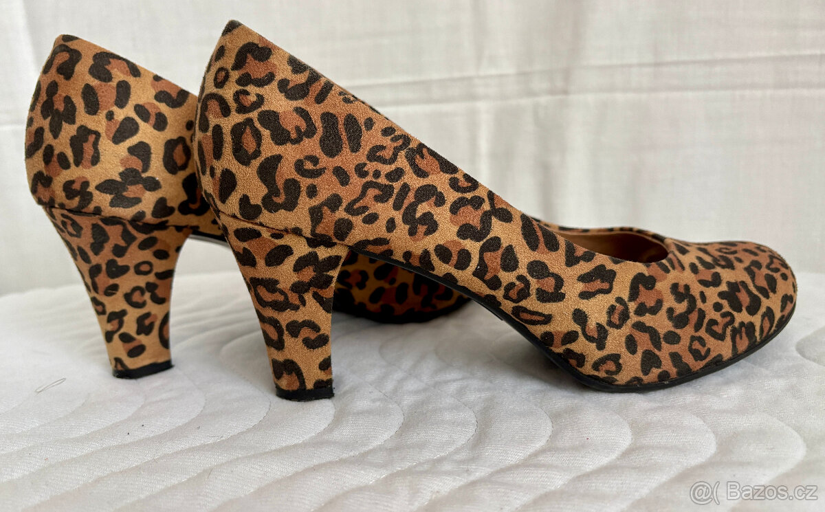 Leopardí lodičky Graceland – vel. 39 - 5