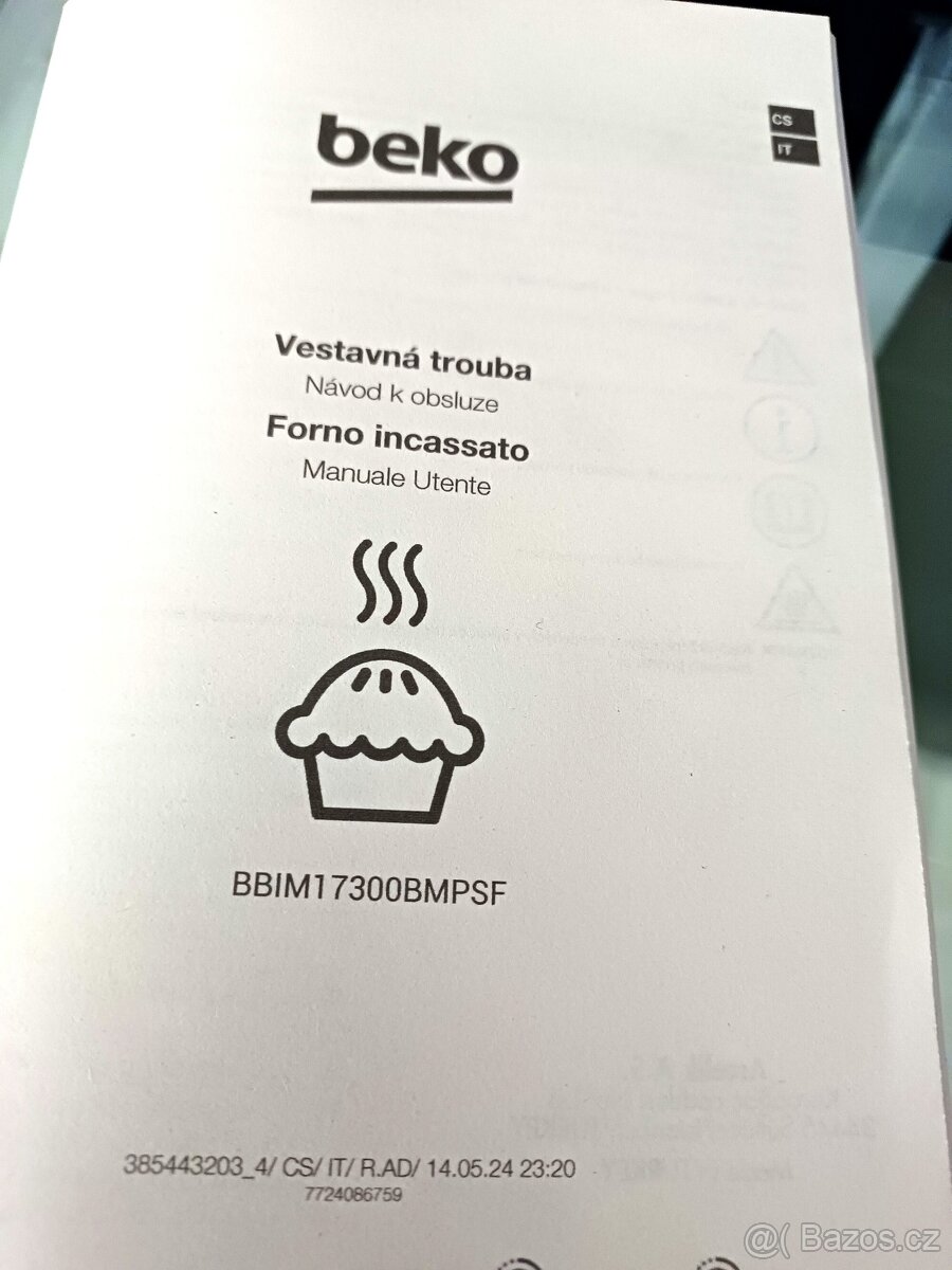 Nová vestavná trouba BEKO A+, ZÁRUKA - 5
