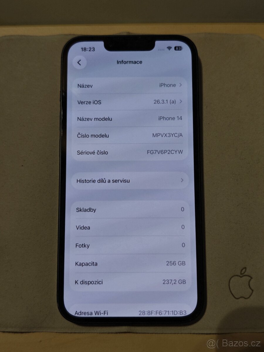 Apple iPhone 14 256 GB, černý - 5