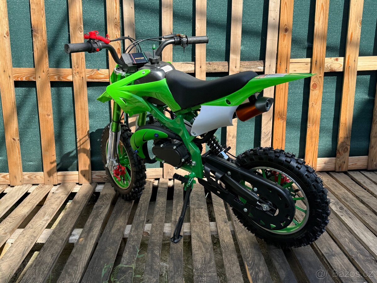 Minicross 49ccm4T zelený C006