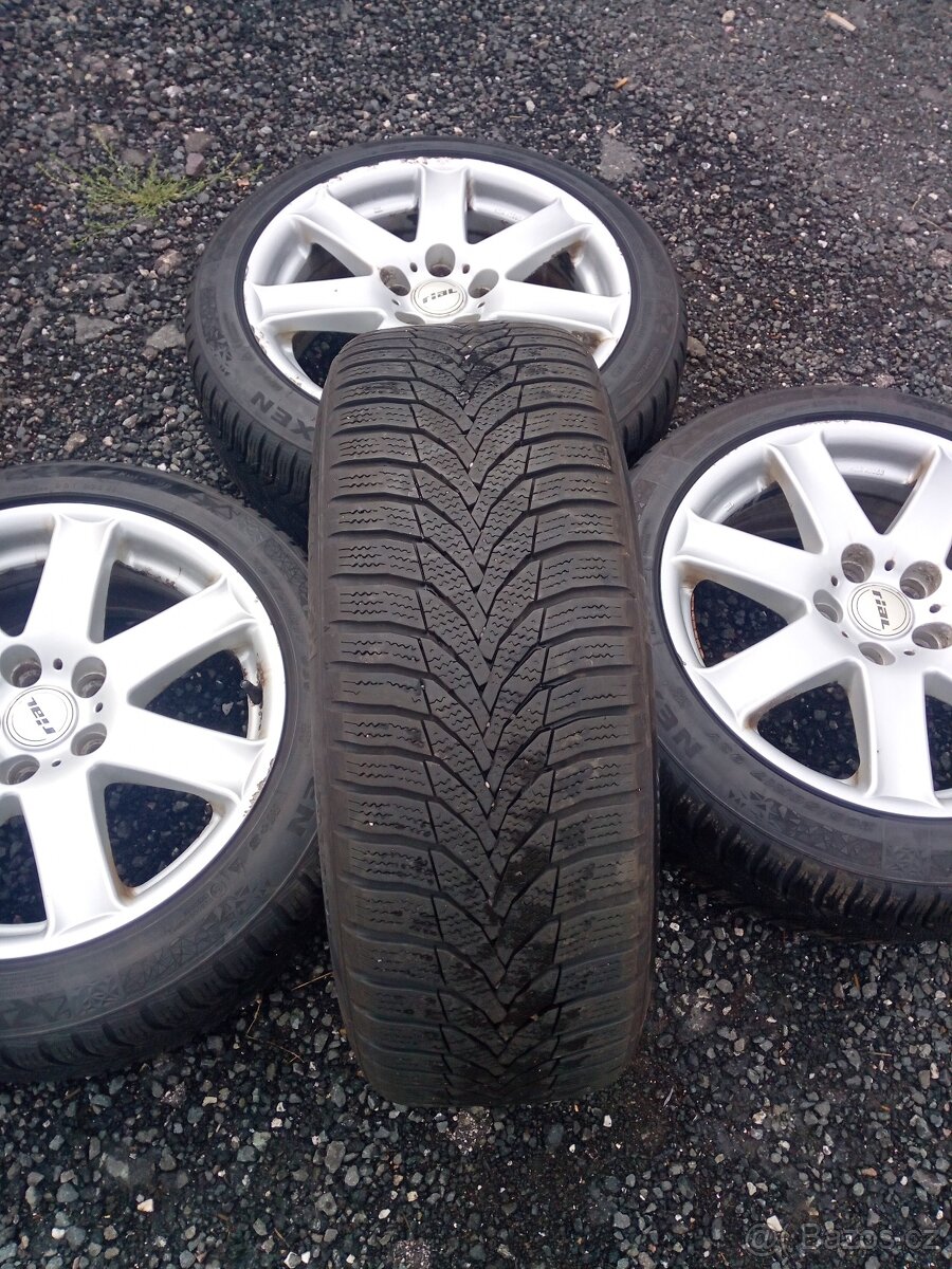 Zimní alu kola R 17, 5x112, vč. pneu 205/50 R 17 - 5