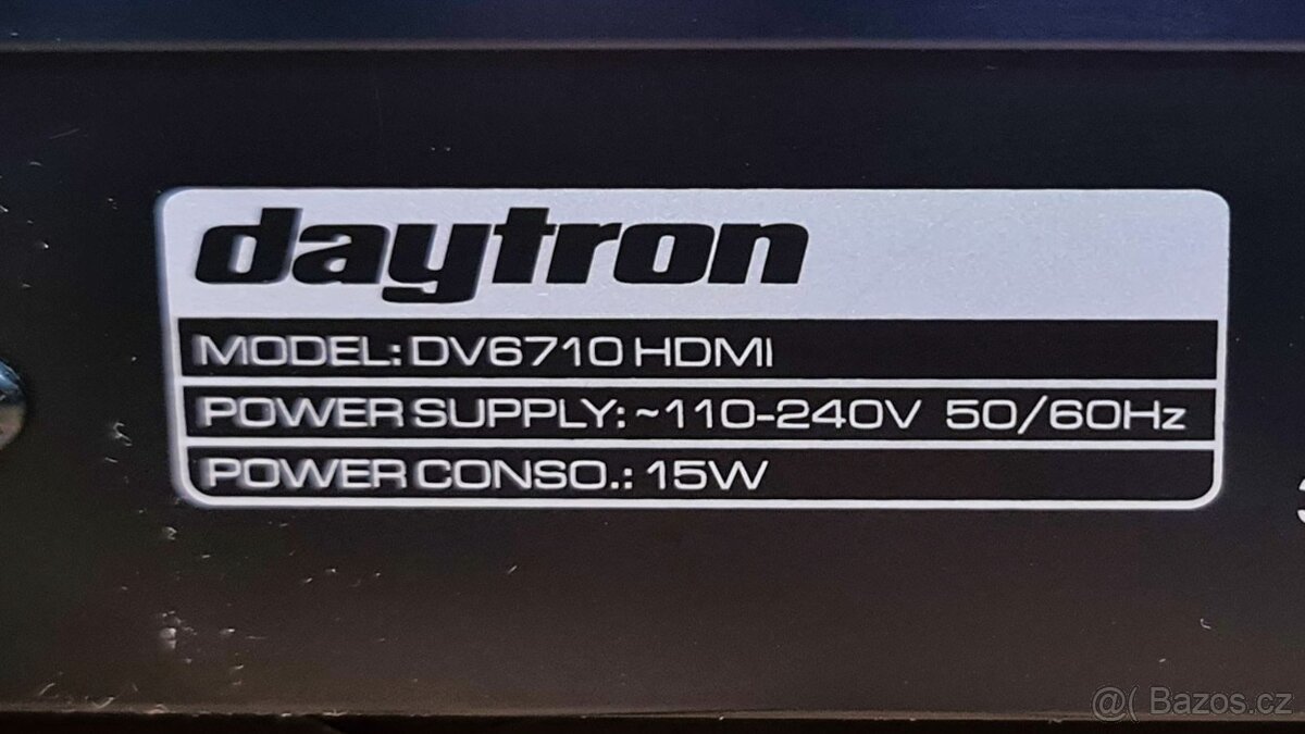 DVD přehrávač Daytron DV6710 HDMI + 25 DVD - 5