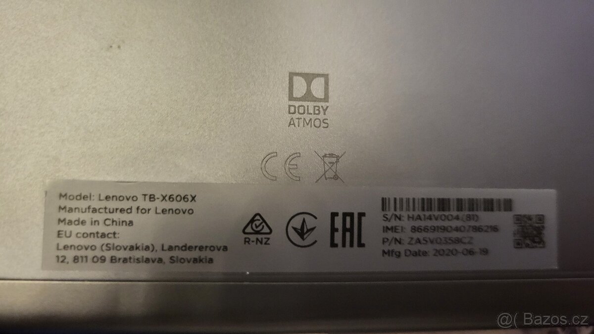 Tablet Lenovo TB-X606X, 10", LTE, obal, 100% stav - 5
