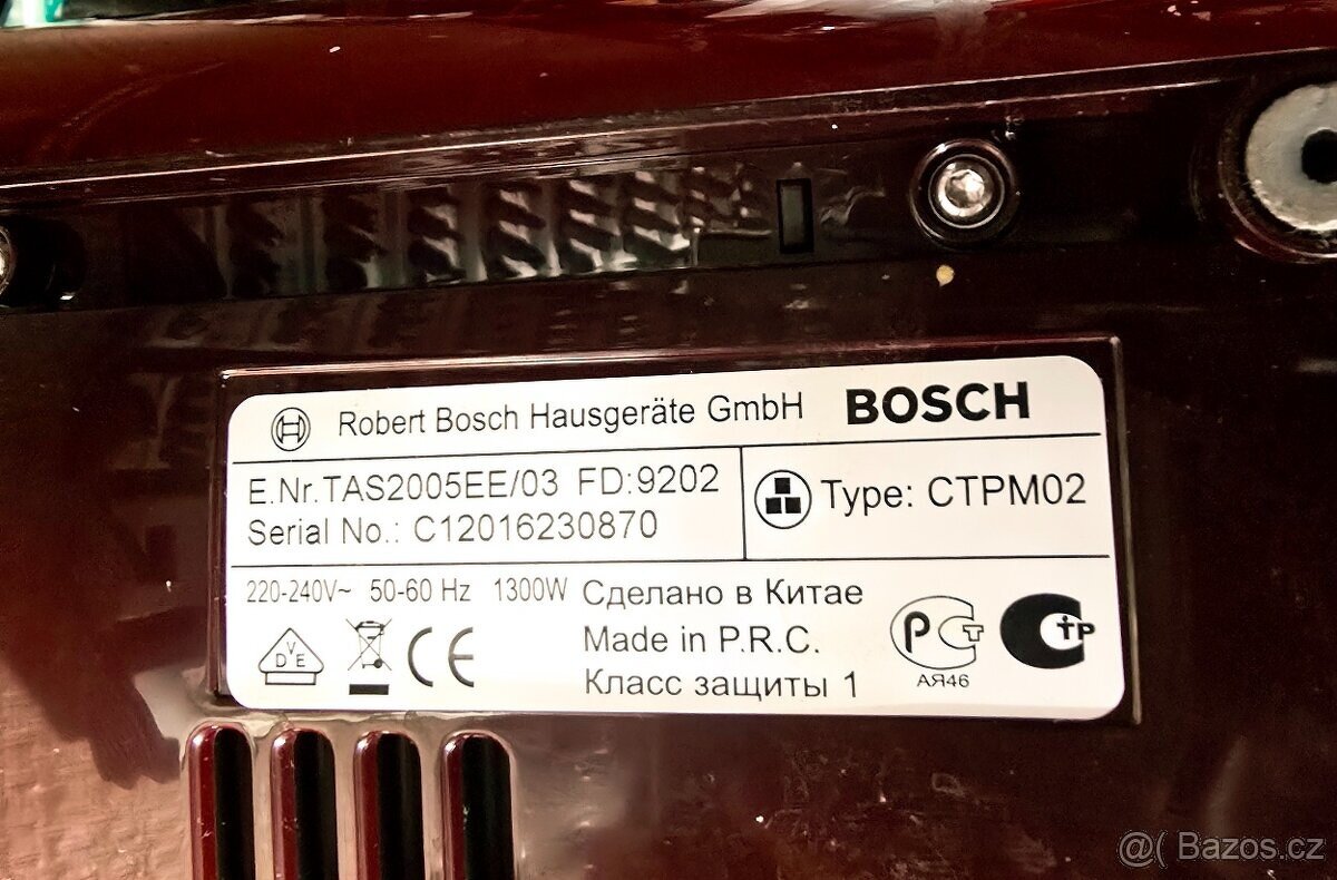 BOSCH Tassimo TAS 2005 kávovar - 5