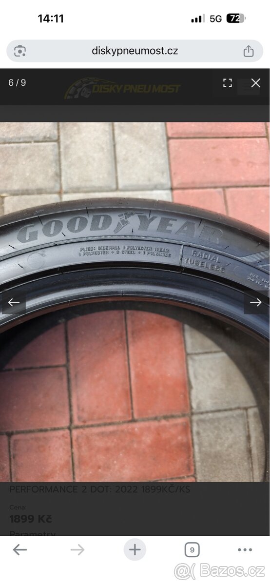 215/50R18 92V 8MM GOODYEAR EFFICIENT GRIP PERFORMANCE 2 - 5
